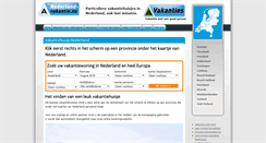 Desktop Screenshot of nederland-vakantie.nu